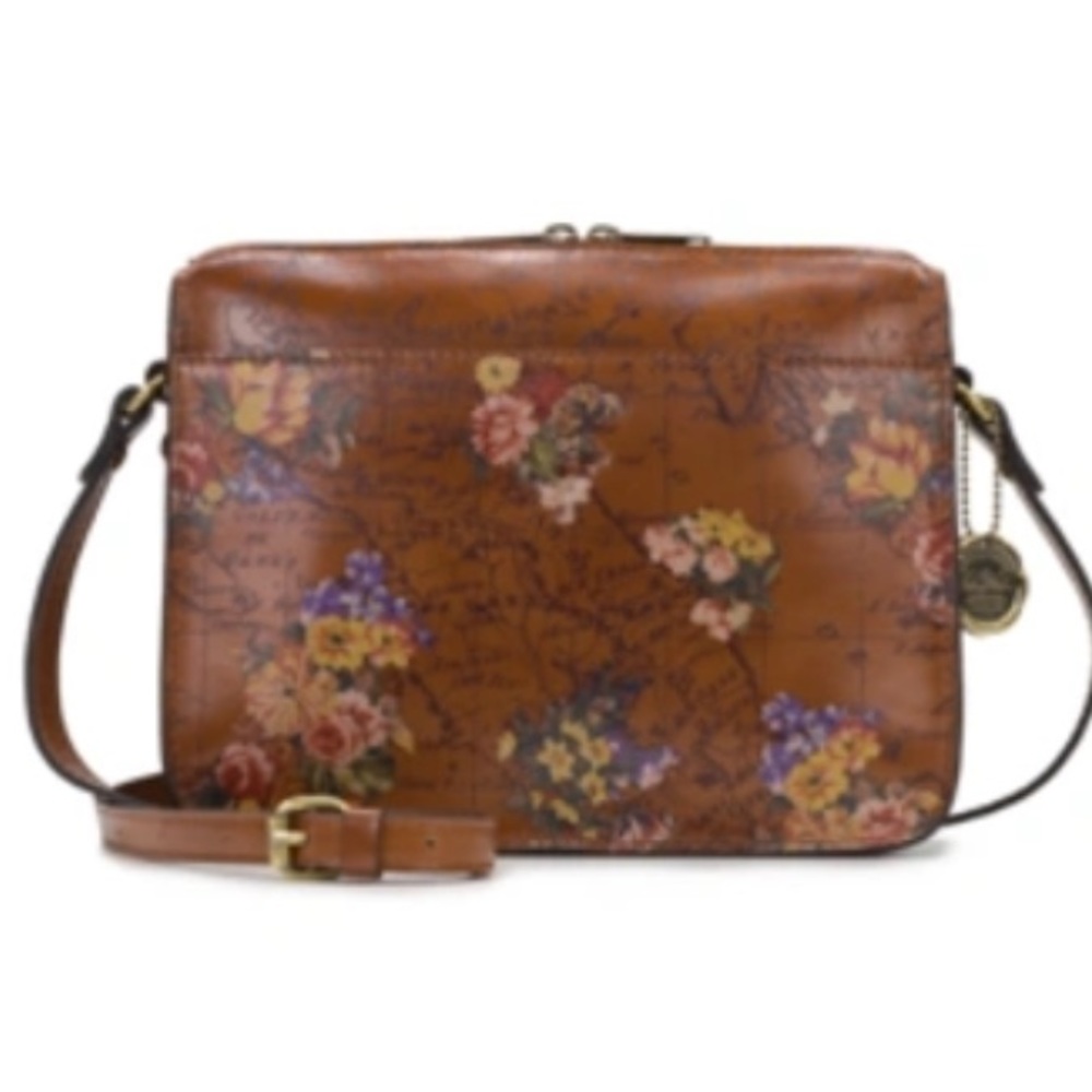 Patricia Nash Nazaire English Garden Heritage Leather  Crossbody - Picture 7 of 8